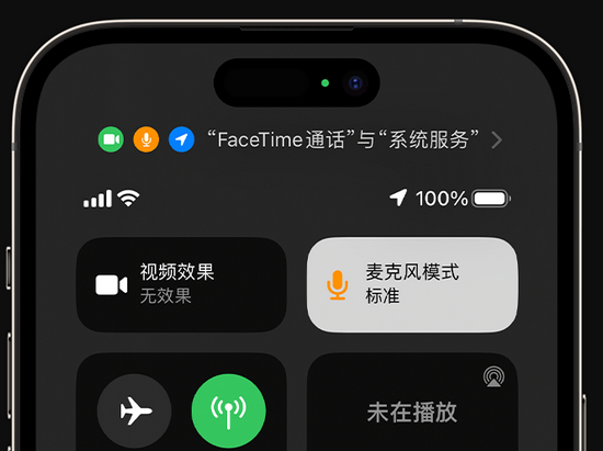 龙岗苹果授权维修网点分享iPhone在通话时让你的声音更清晰 