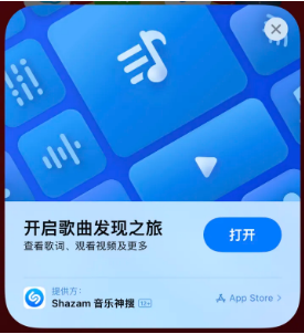 龙岗苹果14维修站分享iPhone14音乐识别功能使用方法 