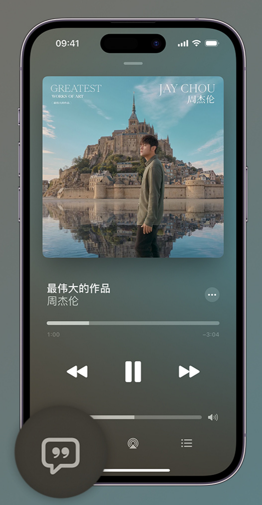 龙岗iphone维修分享如何在iPhone上使用Apple Music全新唱歌功能 