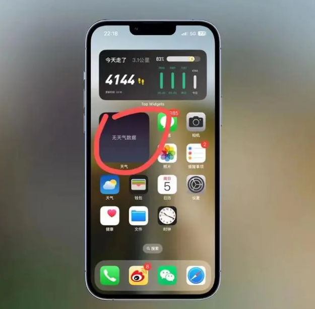 龙岗苹果手机维修分享:iOS16主屏幕天气小组件无法正常工作怎么办？ 