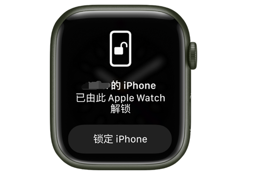 龙岗苹果手机维修分享用 AppleWatch 解锁配备面容 ID 的 iPhone方法 